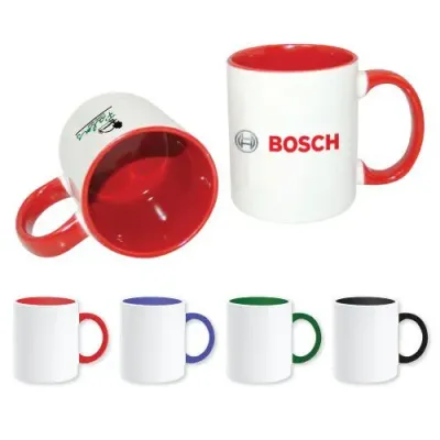 Sublimation Porcelain Two Tone  Mugs