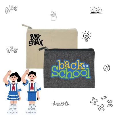 Multi Purpose Cotton Zipper Pouch