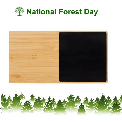 National Forest Day Product Wireless Charger with Mug Warmer -Off