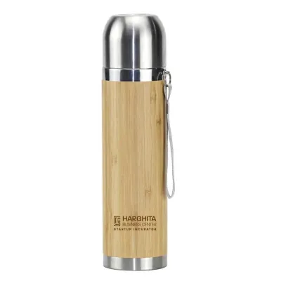  Promotional Bamboo Flask