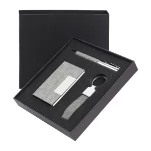 RPET Pen Card Holder and Keychain Gift Sets 
