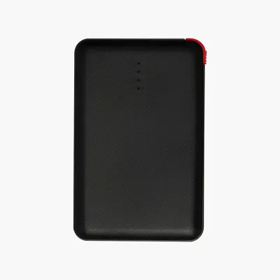 5000 mAh Mini Powerbank with Built-in Cable & Lightning Port Conv