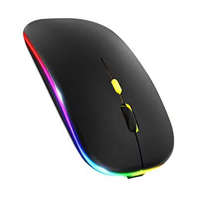  USB Computer Mouse Wireless Gamer Gaming Mice LED Light Laptop W
