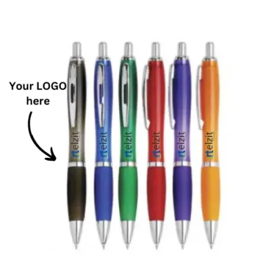 Satin Body Push Button Ball Pen 