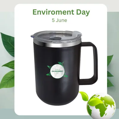  Stainless Steel Double Wall Vacuum Insulated Coffee Mug with Lid