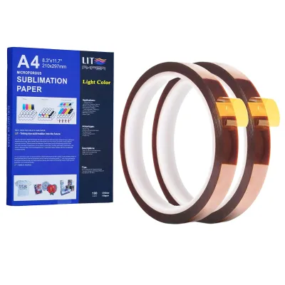 Thermal Heat Resistant Tapes with A4 Sublimation Paper