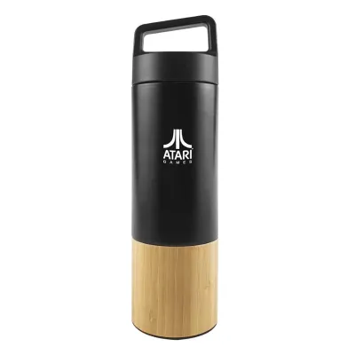 Promotional Stainless Steel Bottle with Bamboo