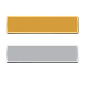 Two tone Name Badges 2088