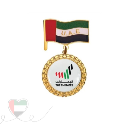شعار اليوم الوطني الإماراتي وميدالية العلم