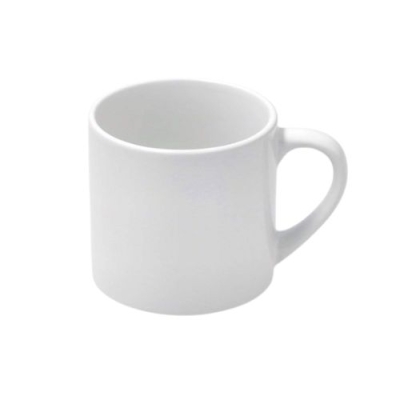 Customized white coffee mugs 6oz
