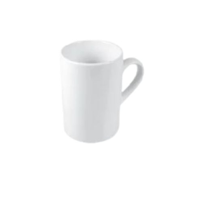 Straight Edge Sublimation Coffee Mugs White |  10oz ceramic Mugs
