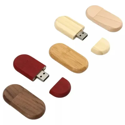 حامل مفاتيح خشبي محركات أقراص فلاش USB USB-13