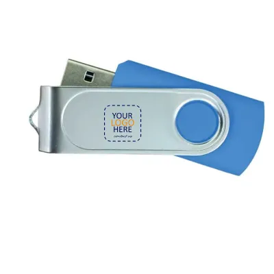       USB FLASH DRIVES SWIVEL WITH 1 SIDE EPOXY LOGO 32GB