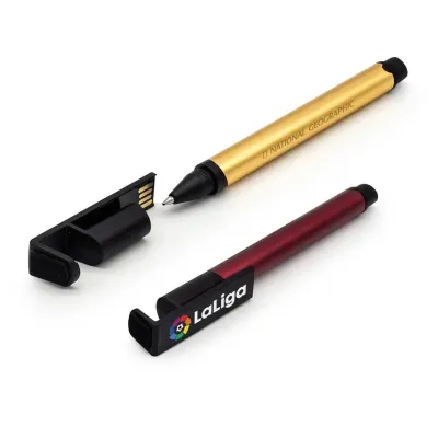 USB Pens with Mobile Stand and Screen Cleaner