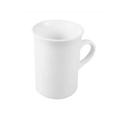 Sublimation White Curved Edge Coffee Mugs 10 Oz