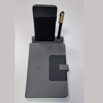 Virgo Notebook with Pen and Phone Holder 