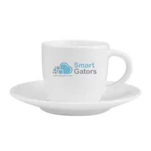 Sublimation White Cup With Saucer 100ml