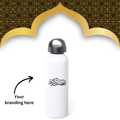 Promotional White Sublimation Bottle-Twist to Open