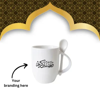 Pollux Mug with Spoon Ramadan Gifts 
