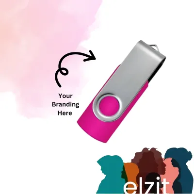 Women's Day Pink USB Flash Drive