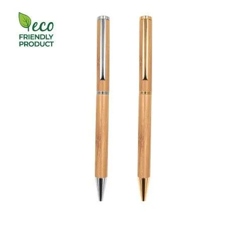 Promotional Bamboo Pens Gold 