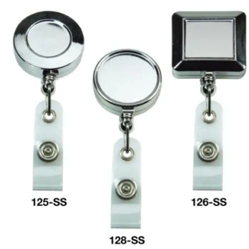 Promotional Silver Reel Badges 