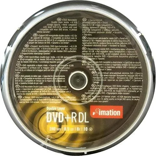 Imation DVD+R DL 8x 8.5GB (10 PCS)