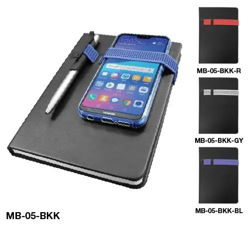Black A5 Size Notebooks MB-05-BKK-BL