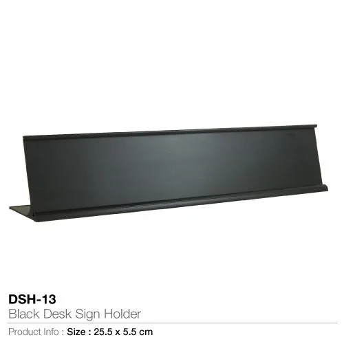 Desk Sign Holders Black DSH-13