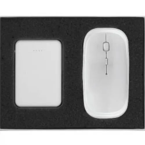 Wireless Mouse Gift Set White