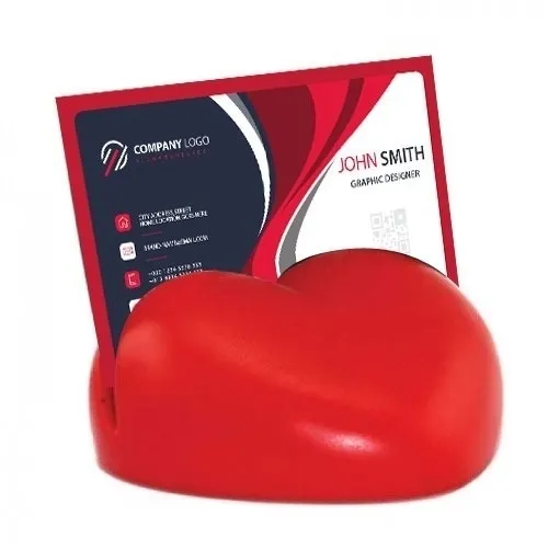 Heart Shape Anti Stress Card Holder