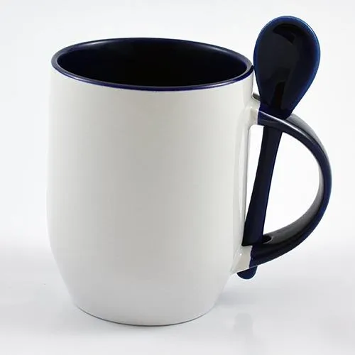 Sublimation Mugs with Spoon 