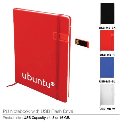 Notebook with USB Flash Chip