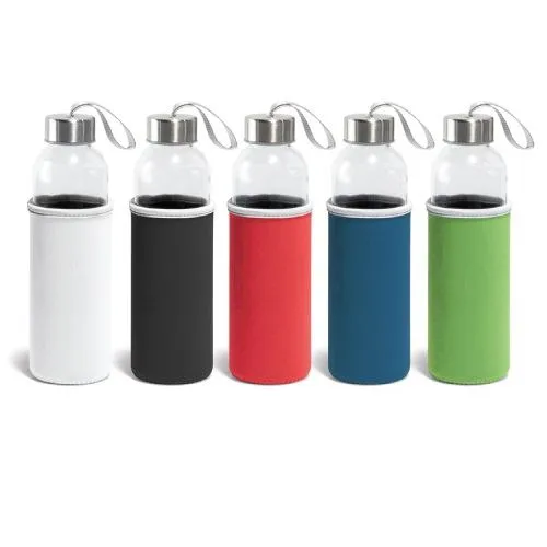 Auriga Glass Bottles with Colored Sleeves