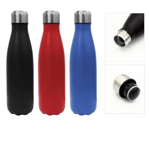 Custom Hot Cola Shape Fitness Sport Waterbottle Double Wall Vacuum Thermo Insulated Stainless Steel 
