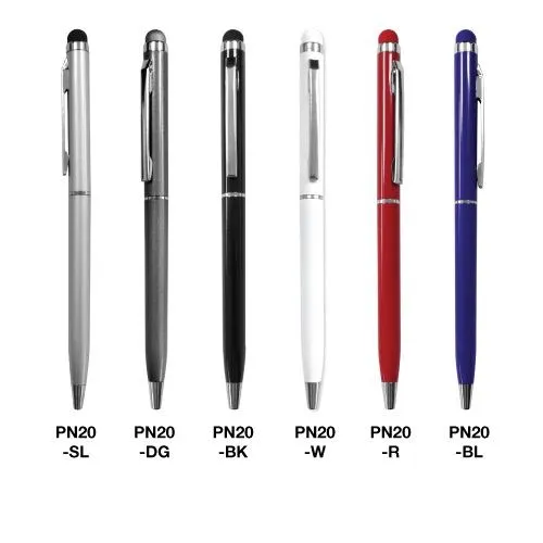 Slim Executive Metal Pen with Stylus