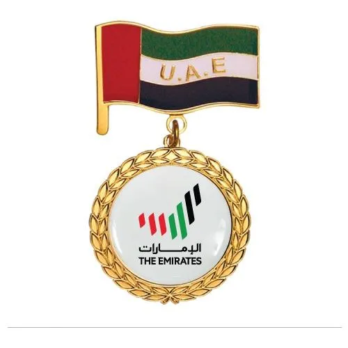 UAE Day Logo and Flag Medal