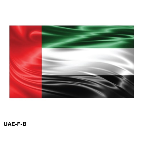 UAE Flag Satin Material 