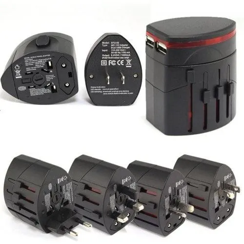 Universal Travel Adapter 2 USB Ports