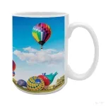 Sublimation Customized White Shiny Blank Mugs