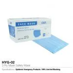 3 Ply Safety Mask 50 pcs Box HYG-02