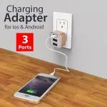 3 Ports USB Charge Adapter For IOS Android