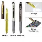 3 in 1 Metal Pen Touch and Flash