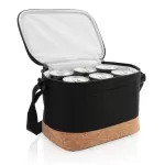 Two Tone Cooler Bag with Cork Detail