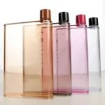 Reticulum Portable Sports A5 Clear Plastic Flat Notebook Water Bottle 