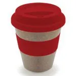 Promotional Bamboo Fiber Cups with Silicone lid OR  Band