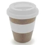 Promotional Bamboo Fiber Cups with Silicone lid OR  Band