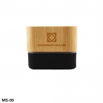 Promotional Cube Bamboo Bluetooth Speaker
