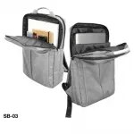 Grey Laptop  Back Packs SB-03 Corporate Gifts 