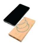 Promotional Bamboo Wireless Powerbank